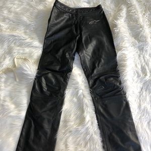 Women’s leather riding motorcycle pants Alpinestar